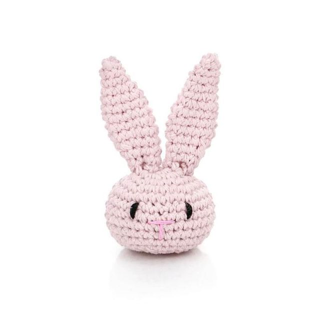 2020 New Handmade Crochet Cotton Rabbit DIY Baby Pacifier Chain Infant Accessories Teether 95AE