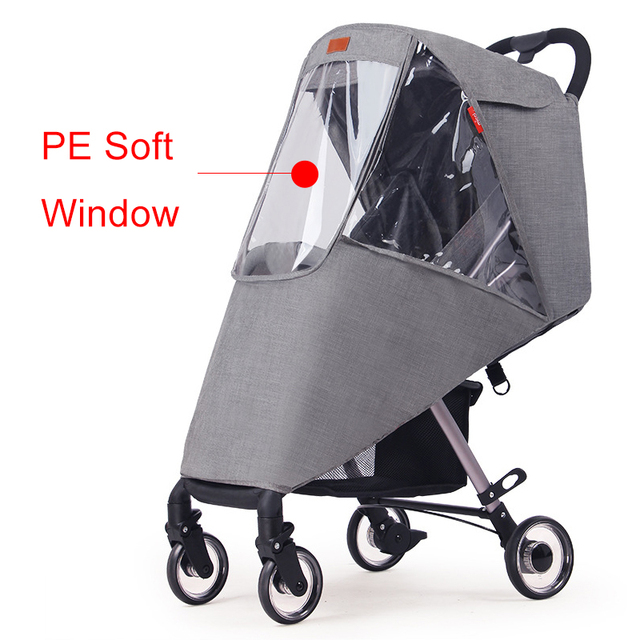 Universal Waterproof Winter Thicken Rain Cover Wind Dust Shield Full Raincoat For Baby Stroller Accessories Cane Pushchair Suit