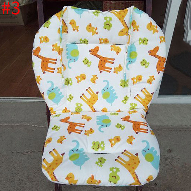 Cotton Baby Stroller Seat Cushion Cartoon Baby Feeding Highland Pillows Cushion Infant Pushchair Mat Universal Stroller Accessories