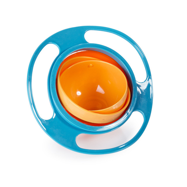 360 Innovative Baby Dinnerware No Spill Anti-Rotation Baby Dinnerware Training Bowls Feeding Learning Bowls