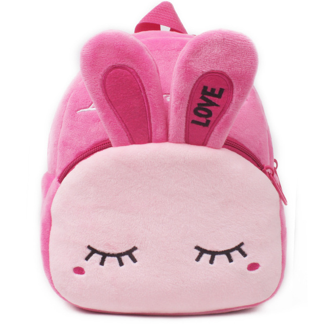 Unisex Baby School Bags Boys Girls Cute 3D Animal Plush Toddler Backpack Children Mini Book Bag Kids Backpacks for 0-4 Years Boy