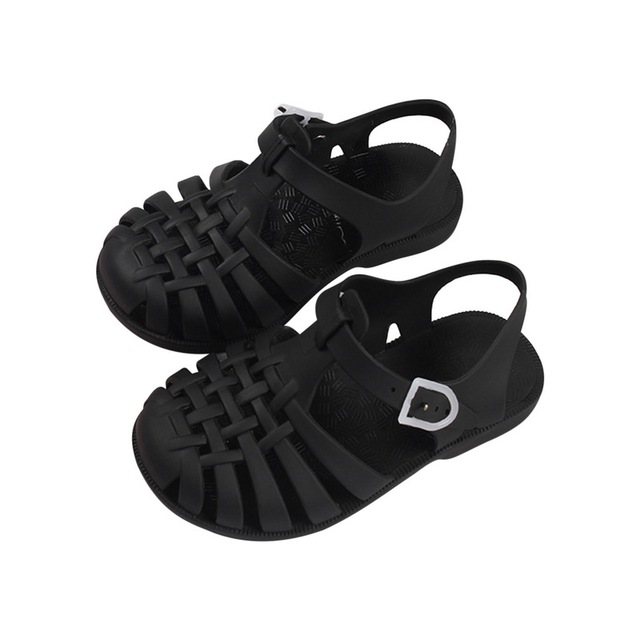 Children Gladiator Sandals Breathable Perforated PVC Children Summer Shoes New Fashion Beach Boys Girls Summer Shoes 2021