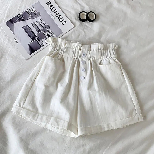 Girl Summer Short Pant Button Teen Girls Solid Shorts Kids Shorts For Girls Fashion Kids Clothes Teenager Casual Clothes