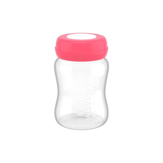 Wide caliber breast milk storage bottle 1pc 180ml fresh-keeping baby food storage bottle BPA free leak-proof refrigerated safe