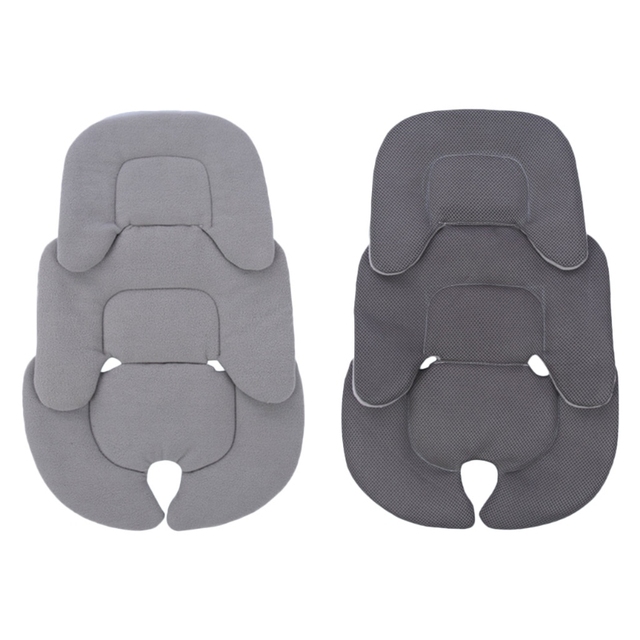 Baby Stroller Cushion Infant Car Seat Insert Head Body Support Pillow Stroller Thermal Mattress Mesh Breathable Liner Neck Mat QX2D