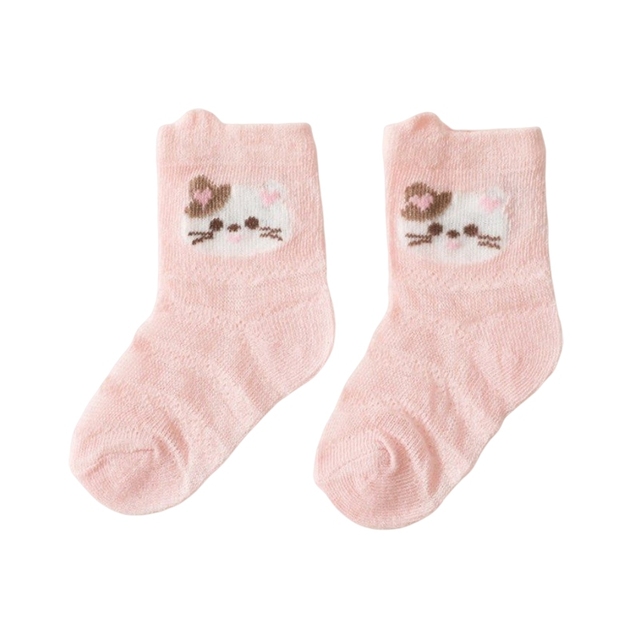 1 Pairs Infant Thin Mesh Sock Cute Cartoon Newborn Baby Socks Short Tube Boys Girls Baby Socks Floor Socks Kids Sock