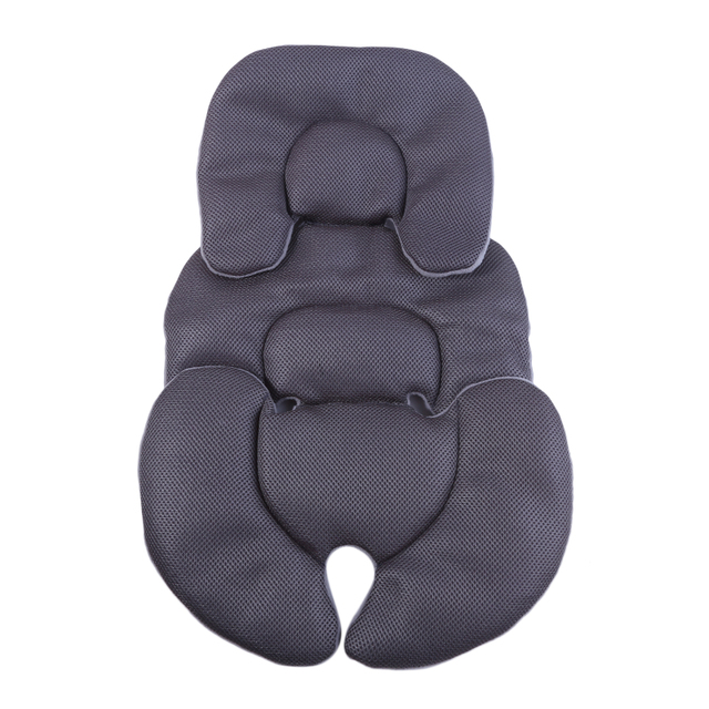 Baby Stroller Cushion Car Seat Inserts Baby Head Support Neck Pillow Mattress Breathable Mesh Liner Thermal Stroller Mat