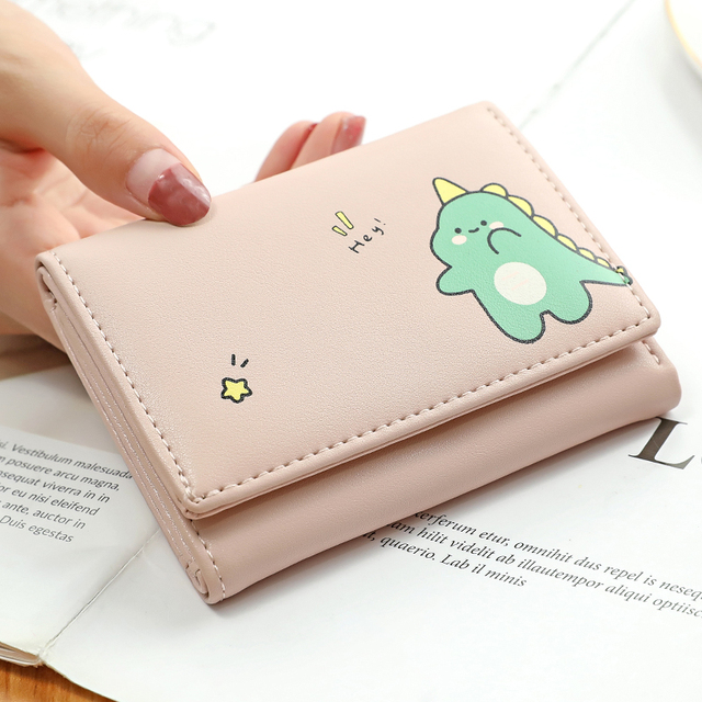 Women Wallets 4 Color Short Money Bags Cute Small Wallet Women Student Card Holder Girl ID Bag Card Holder Coin Purse