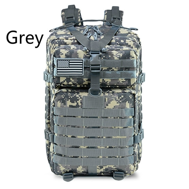 50L 1000D Nylon Waterproof Trekking Hunting Hunting Backpack Outdoor Military Backpack Tactical Sports Camping Hiking