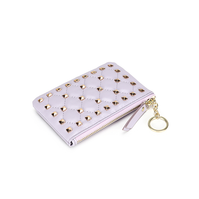 Ladies Coin Purse Leather Short Key Case 2022 New Zipper Wallet Luxury Card Design Women's Case Cove Coin