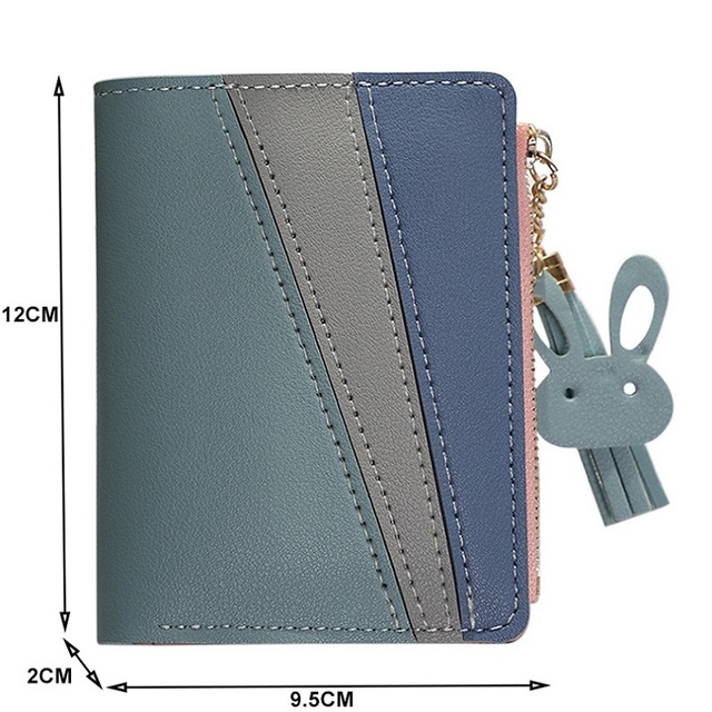 Women's PU Leather Wallet, Wallet, Card Holder, Necklace, Wallet, Card, Money Bag