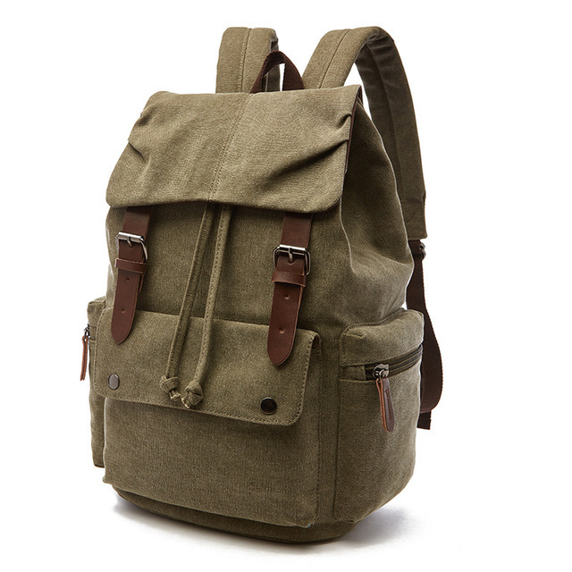 Men Women Canvas Laptop Backpack Teenage School Bag Anti-Theft Travel Bags For Women School Backpack