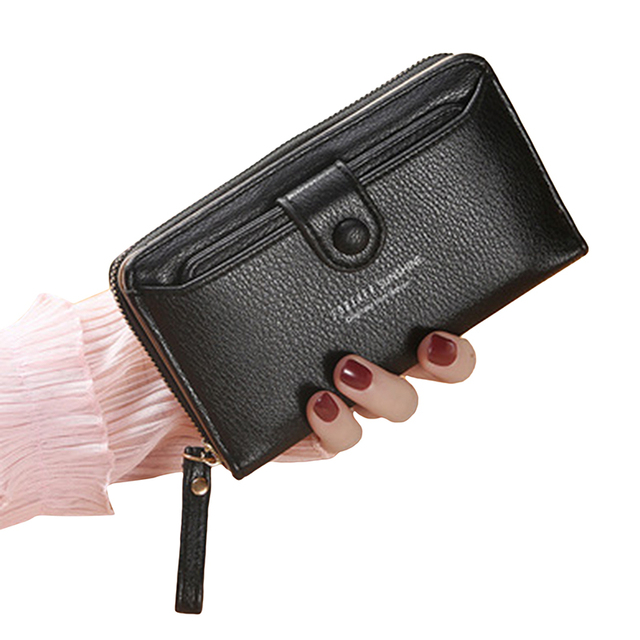 Brand Yellow Women Wallet Soft PU Leather Female Small Purse Hasp Card Holder Coin Short Wallets Slim Small Purse Zipper Keychain