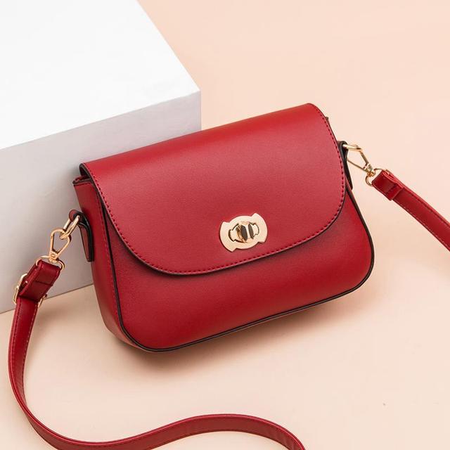 Xierya PU Leather Crossbody Bag New Fashion Ladies Bags Waterproof Business Shoulder Bags Small Purse Cute Pink Clutch Bag