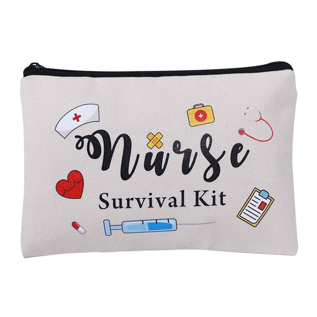 Female cosmetic Toiletry Bag Teacher Appreciation Gifts Teacher Makeup Bag Fashion Cosmetic Pouch Pencil Bag Printing Swanky Bag