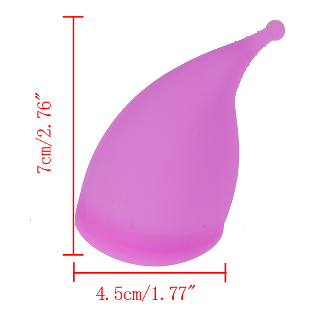 1pc Medical Silicone Menstrual Cup Feminine Hygiene Menstrual Period Cup Lady Health Care Cup