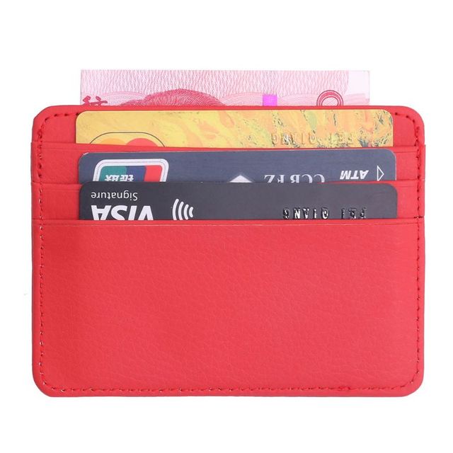 Men Leather Thin Wallet ID Money Credit Card Slim Holder Money Pocket Organizer