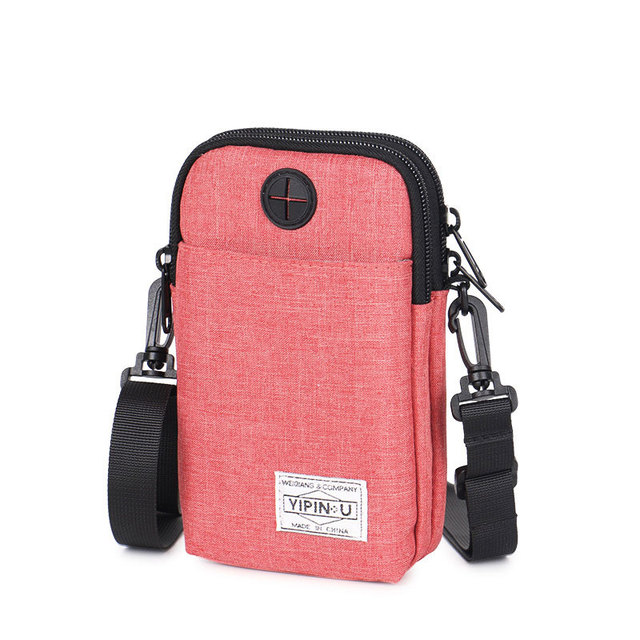 Travel Small Shoulder Neck Bag Messenger Passport Holder Cover Belt Pouch Crossbody Bag With Shoulder Strap