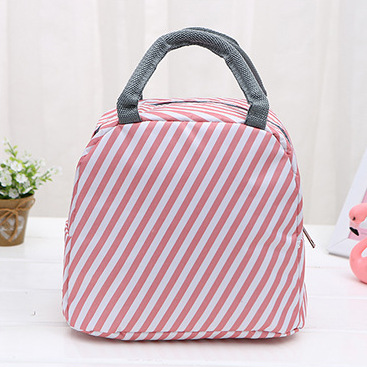 Functional Style Cooler Lunch Box Portable Insulated Canvas Lunch Handbag Thermal Food Picnic Lunch Bags For Women Kids