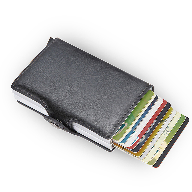 High Quality Rfid Wallet Men Money Clutch Bag Black Male Carbon Card Wallet Small Clutch Leather Wallet Thin Wallet carteras 2022