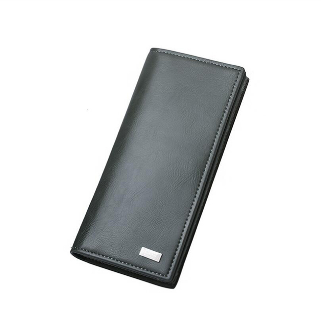 Fashion Long Section Wallets For Men Famous Brand Coin Bag High Capacity ID Wallet Purse Zipper Clutch Mobile Phone Bag Clutch