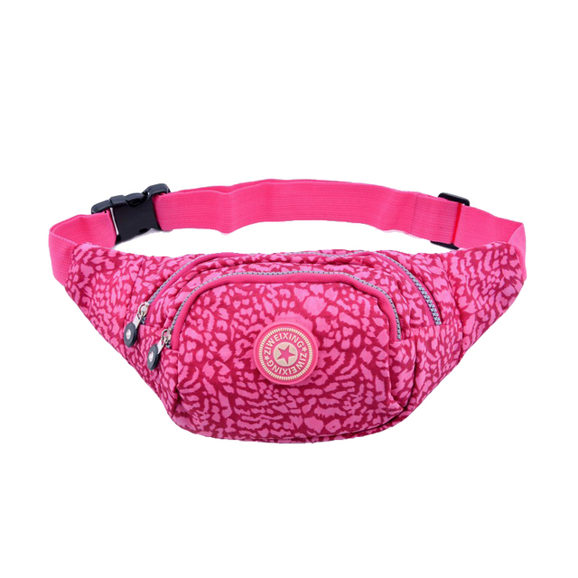 Printed Running Waist Belt Bag Belly Pouch Woman Jogging Fanny Pack Hiking Fanny Pack Morse Code Chest Bag Lady Bombagh Shoulder Bags