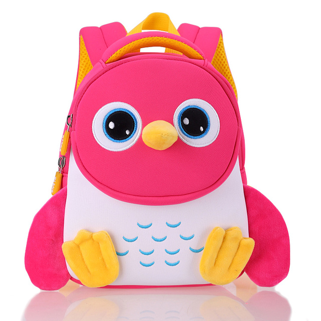 DORIKYDS 3D Penguin Backpack Kids Cute Cartoon Anti-lost School Bags 2 Size Cute Gift for Boys and Girls