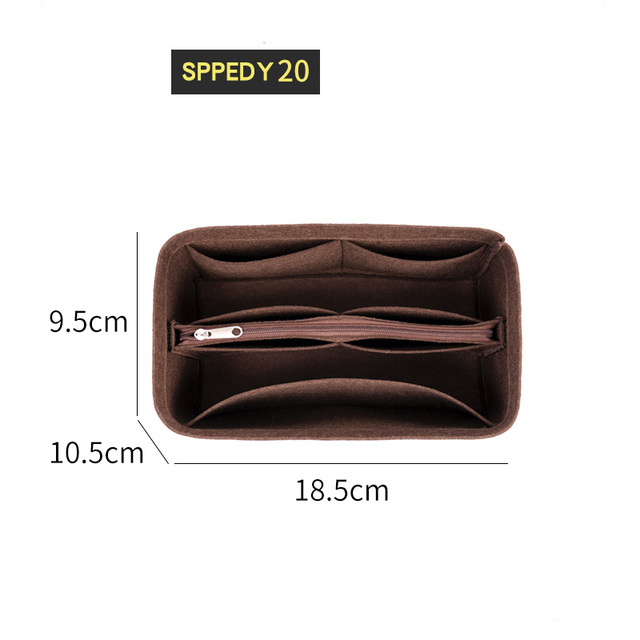 Felt Insert Bag Makeup Bag Handbag Organizer Travel Inner Purse Women Portable Storage Cosmetic Bags Tote Fit For Speedy 25 30 35