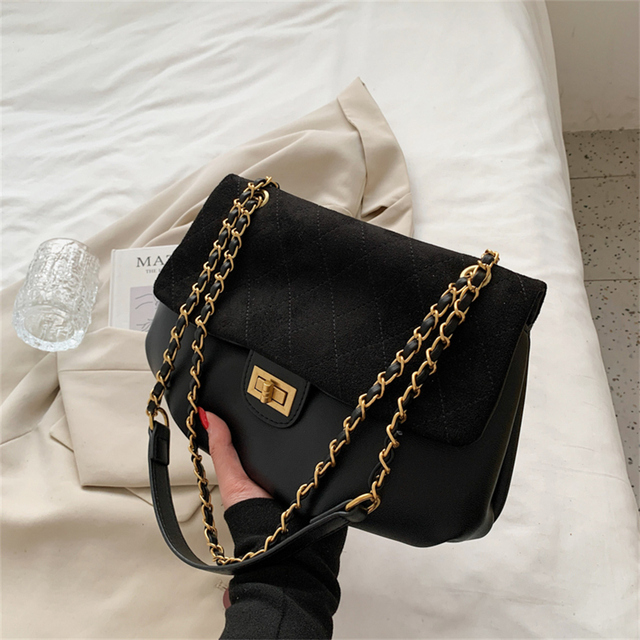 Women's Classic Handbag Purses Luxury Designer Simple Shoulder Crossbody Messenger Bag Female Ladies High Quality Clutch Bag