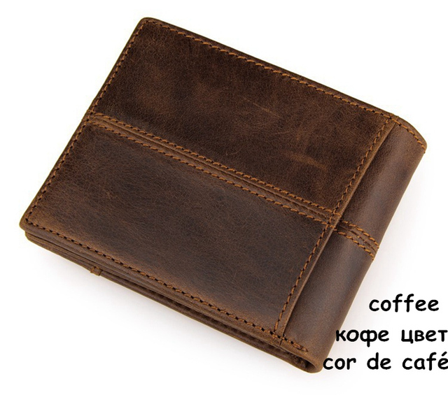 COWATHER - Genuine cowhide leather men's wallet, high quality, paste, dollar price, carteira masculina, original brand, 100%