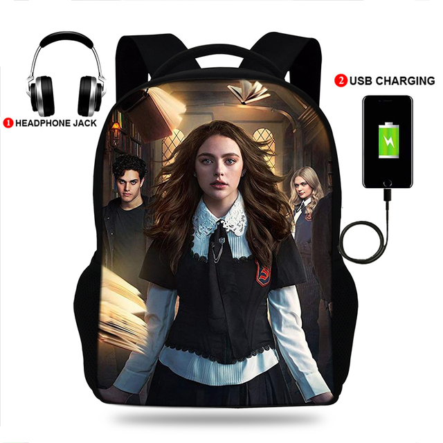 School Backpack with USB Port, School Backpack for Teens, Travel Bag, Children's Daily Book Bag