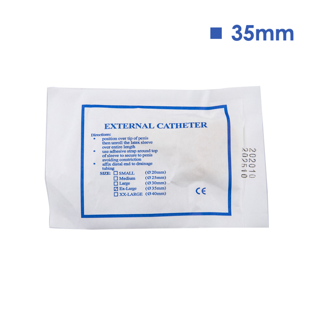 5pcs Male External Catheter Disposable Urine Collector Latex Urine Bag CE FDA