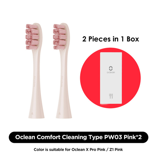 Oclean X Pro Elite/X Pro/F1/Air 2/One 2/4pcs Replacement Brush Heads for Electric Toothbrush Deep Cleaning Toothbrush Heads