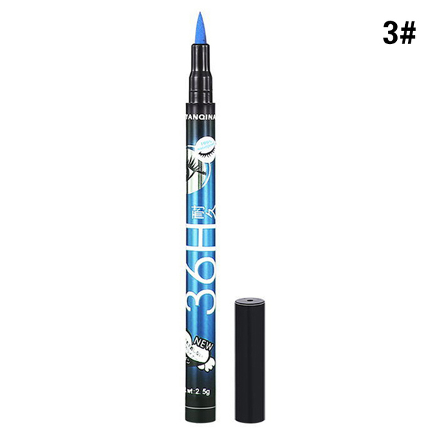 Professional Liquid Eyeliner Pencil Waterproof 36 Hours Liquid Quick Dry Long Lasting Soft Makeup Tools TSLM1 1pc