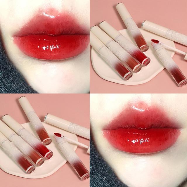 Moisturizing Mirror Glass Lipstick Matte Velvet Lip Gloss Waterproof Lip Stick Long Lasting Women Sexy Lipstick Cosmetic Makeup