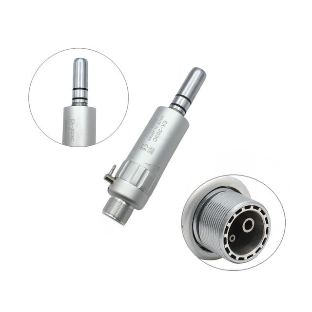 Dental Low Speed ​​Handpiece Air Turbine Handpiece Straight Contra Angle 2/4 Holes Air Motor