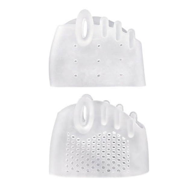 Silicone Forefoot Pads Toe Separator Cushion Pad Pain Relief Shoes Insoles Finger Toe Valgus Corrector Gel Pads Foot Care