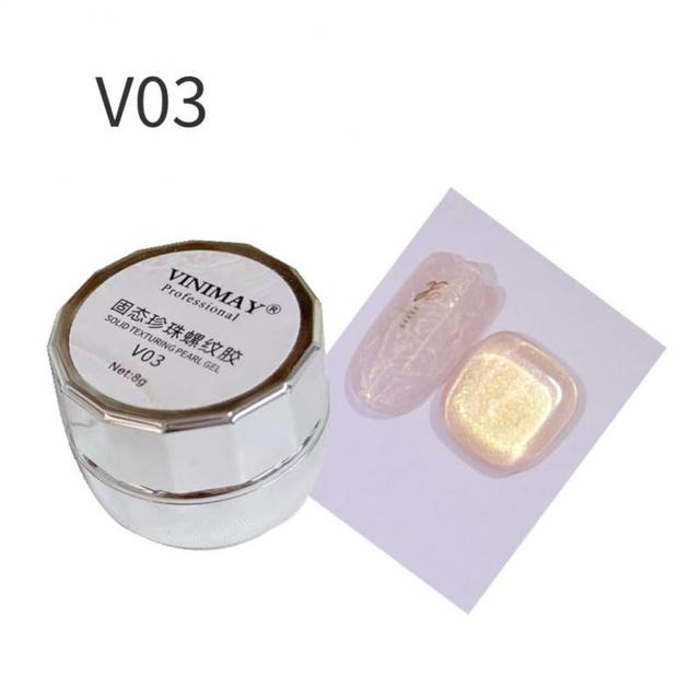 8ml Multi Shell Gel Nail Polish Semi Permanent Varnish UV Gel Base Top Coat for Nail Polish Gel DIY Nail Glitter Gel