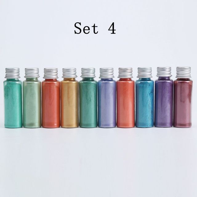 10/30 Color Cosmetic Grade Pearlescent Natural Mica Powder Mineral Epoxy Resin Dye Pearl Pigment For DIY Jewelry Crafts Making New