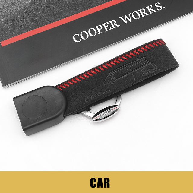 For Mini Cooper Key Case For Car Cover F54 F55 F56 F60 One D S Keychain Union Flag Bulldog JCW Protector Car Styling Accessories