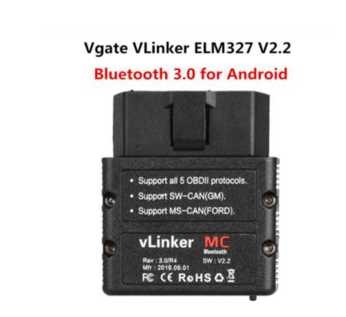 Vgate VLinker MC+ELM327 V2.2 WIFI forecast ELM 327 for Car OBD2 Bluetooth 4.0 Car Diagnostic Scanner Tool for Android/IOS