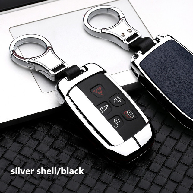 Zinc Alloy Key Case Shell New CarKey Cover Set for Land Rover Range Rover Sport Evoque Freelander2 for Jaguar XF XJ XJL XE C-X16