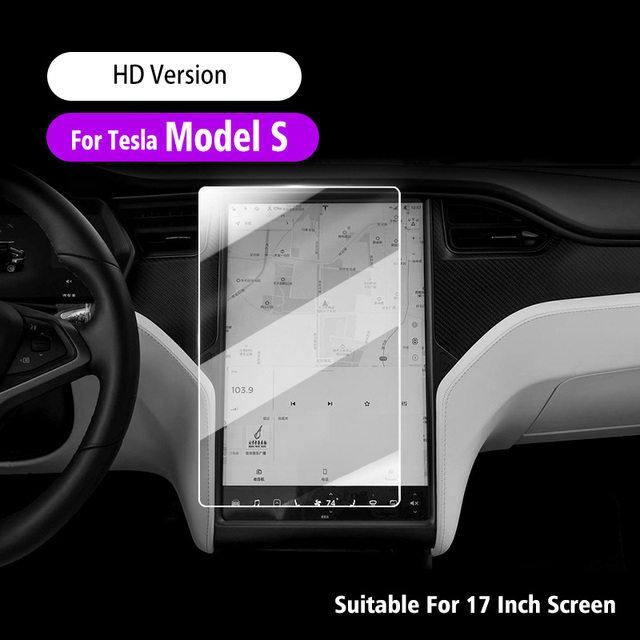 Car Windshield Tempered Film for Tesla Model 3 Model Y Center Control Touch Navigation Screen Protector Decoration Accessories