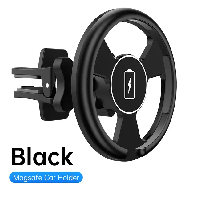 15W for iPhone 13 12 Wireless Charger Car Phone Holder for iPhone 13 12 Pro Max Mini Magsafe Cradle Wireless Car Charger Phone Mount