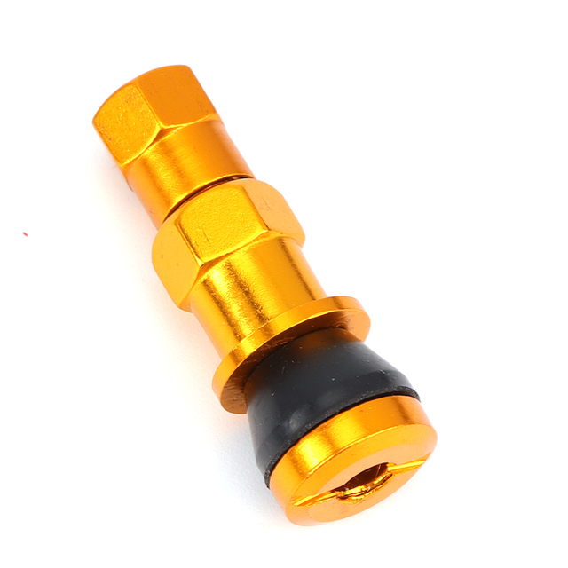 1PC Alloy Rubber Straight Valve/Curve Tubeless Tire Valve Bicycle Auto Parts Tire Valve Accessories 5 Colors