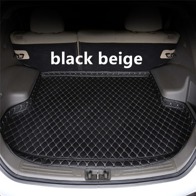 Sengayer Car Trunk Mat All Weather Auto Tail Boot Luggage Pad Carpet High Side Cargo Liner Fit For Nissan Qashqai 2008 2009-2021