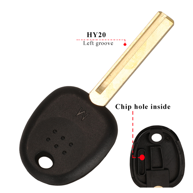 jingyuqin Blank Car Key Transponder Shell For Hyundai Accent Sonata NF Elantra Accent Coupe Getz H-1 Lavita Tiburontuxon Verna