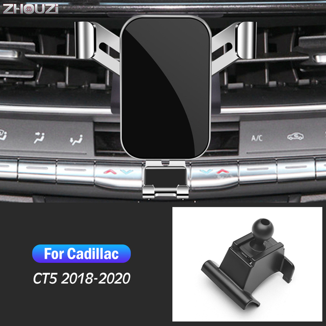 Car Mobile Phone Holder For Cadillac XT4 XT5 XT6 ATS CT4 CT5 CT6 XTS Air Outlet Mounts GPS Navigation Holder Bracket Accessories