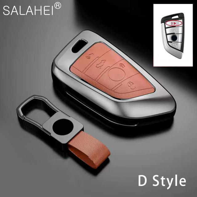 Zinc Alloy Car Key Case Cover For BMW X1 X3 X4 X5 F15 X6 F16 G30 7 Series G11 F48 F39 520 525 G20 118i 218i 320i Car Accessories