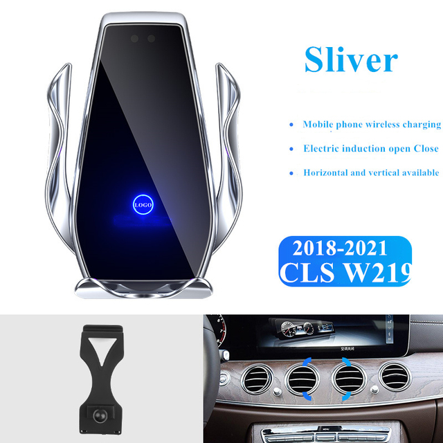 For Mercedes-Benz Car Phone Kickstand Holder Wireless Charger 360 Navigation Bracket Support GPS CLA CLS GLA GLB GLC GLE GLS Vito